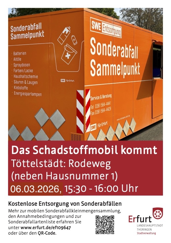 Sonderabfallkleinmengensammlung 2026